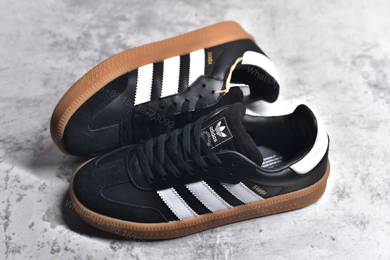 View 4 of Adidas Samba XLG Core Black Gum