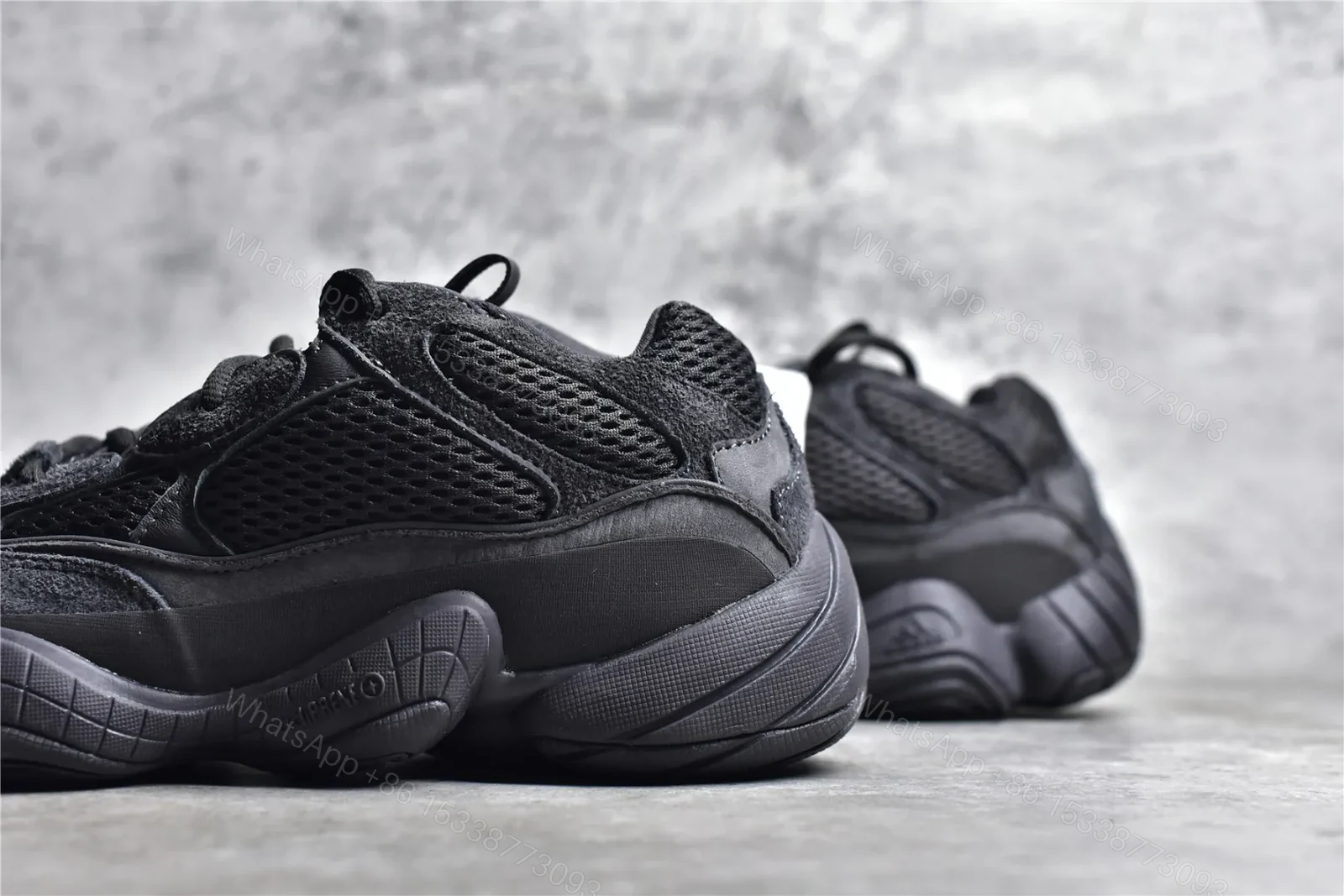 View 4 of Adidas Yeezy 500 Utility Black Reps