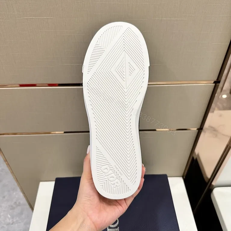 View 7 of Monogram-Patterned Luxury Sneaker: Dior-Inspired, All-Day Comfort
