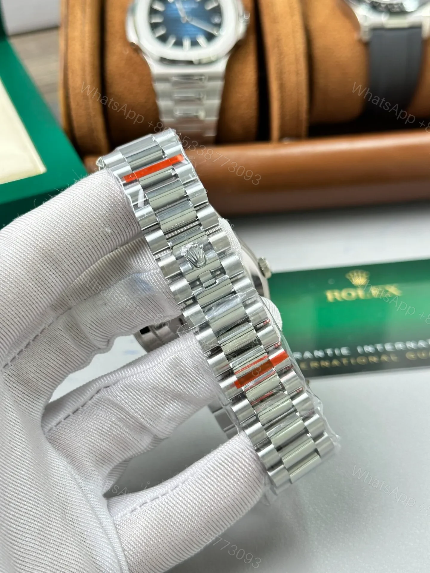 View 6 of Superclone Rolex Day-Date Bright Black Dial 228236-0003 40 mm