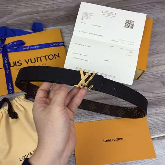 View 2 of LV INITIALES 30MM REVERSIBLE BELT – B136