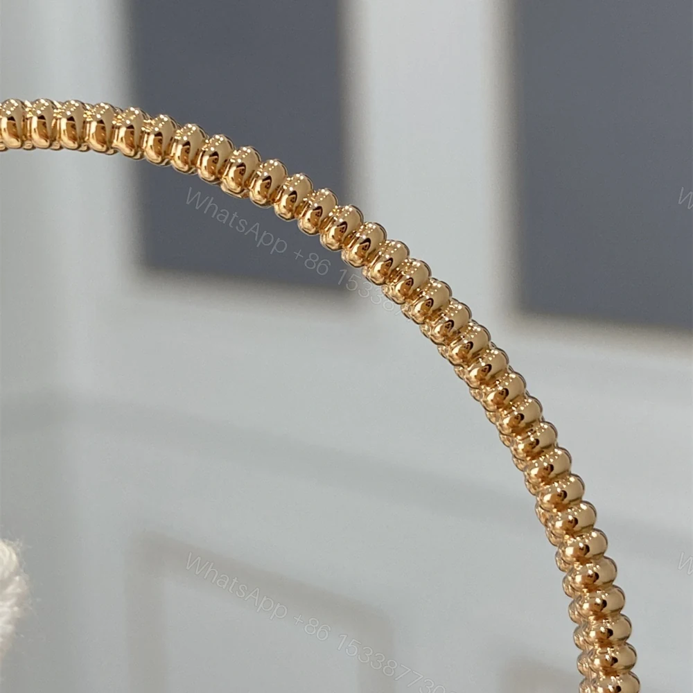 View 9 of 高仿首飾VanCleef&Arpels*RP27D00單排鑲鑽玫瑰金手鐲
