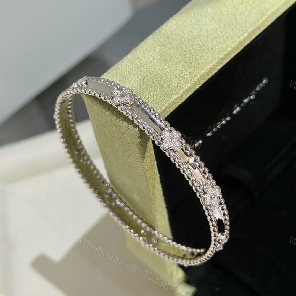 View 3 of 高仿首飾VanCleef&Arpels*RP6X900萬花筒手鐲窄版白金款