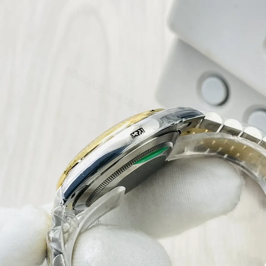 View 6 of Fake Rolex Datejust White Jubilee Best Two Tone 41MM Watch 126333-0016