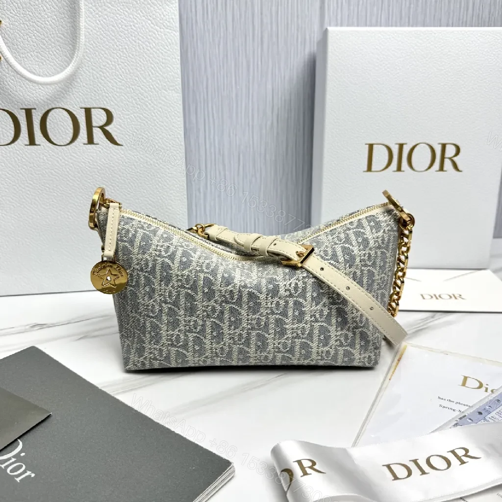 View 4 of Monogram Texture Crossbody with Gold Chain Detail