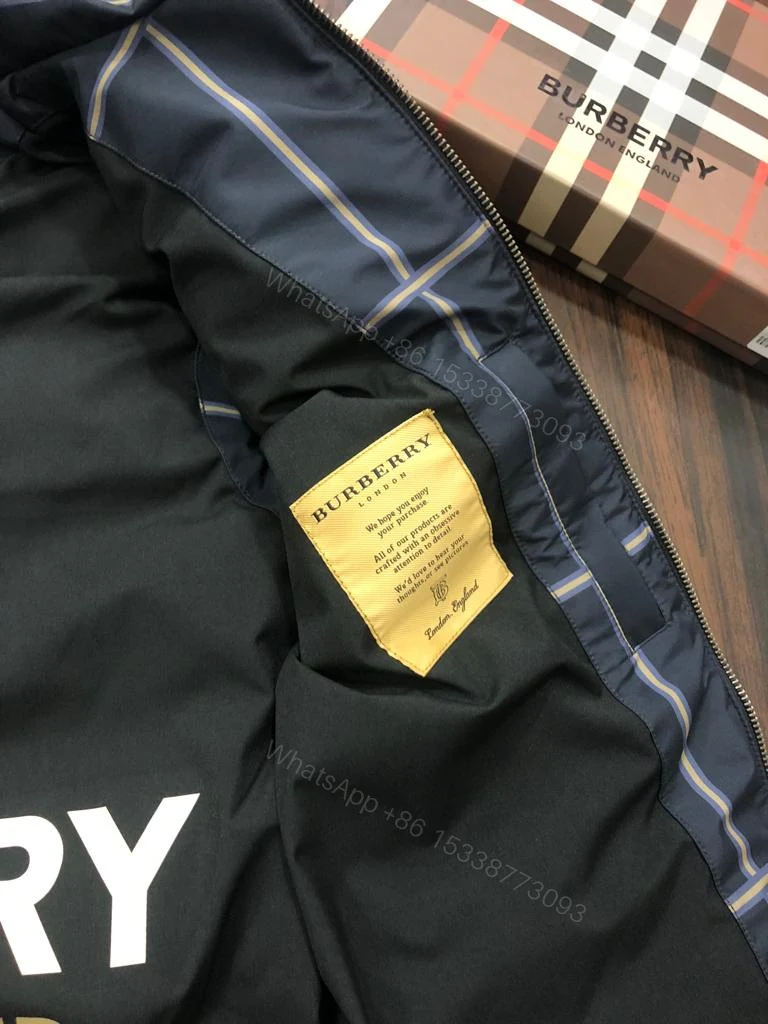 View 7 of First Copy Burberry Half Sleeves Puffer Jacket
