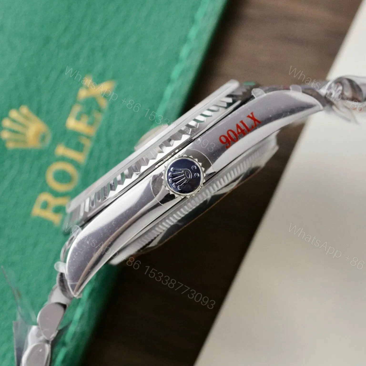 View 7 of Superclone Rolex Day-Date Ice Blue Diamond Dial 128236-0009 36 mm