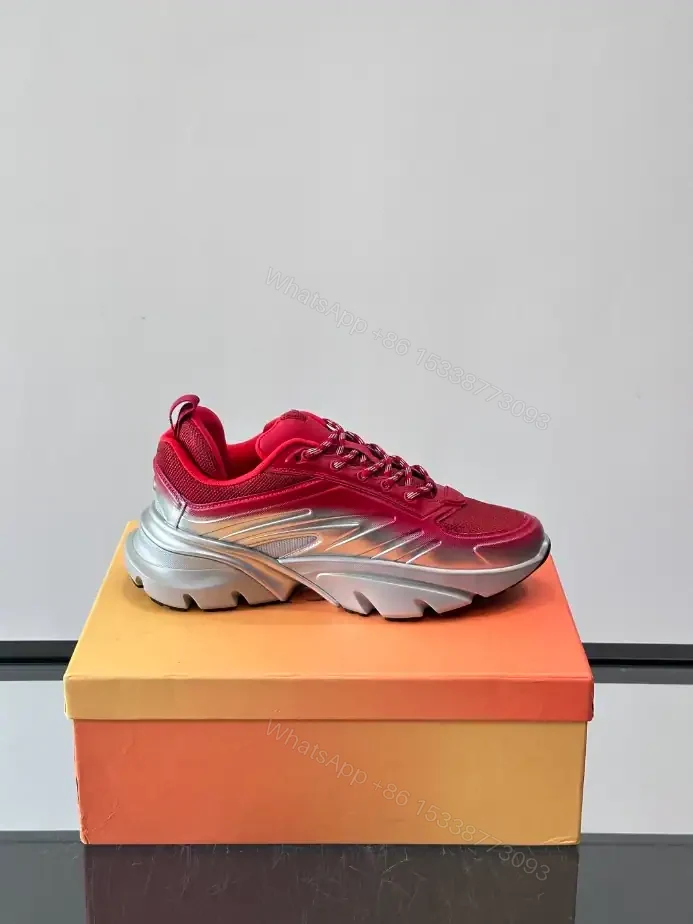 View 8 of DIOR B44 BLADE SNEAKERS GRADIENT RED AND SILVER-TONE – CD209