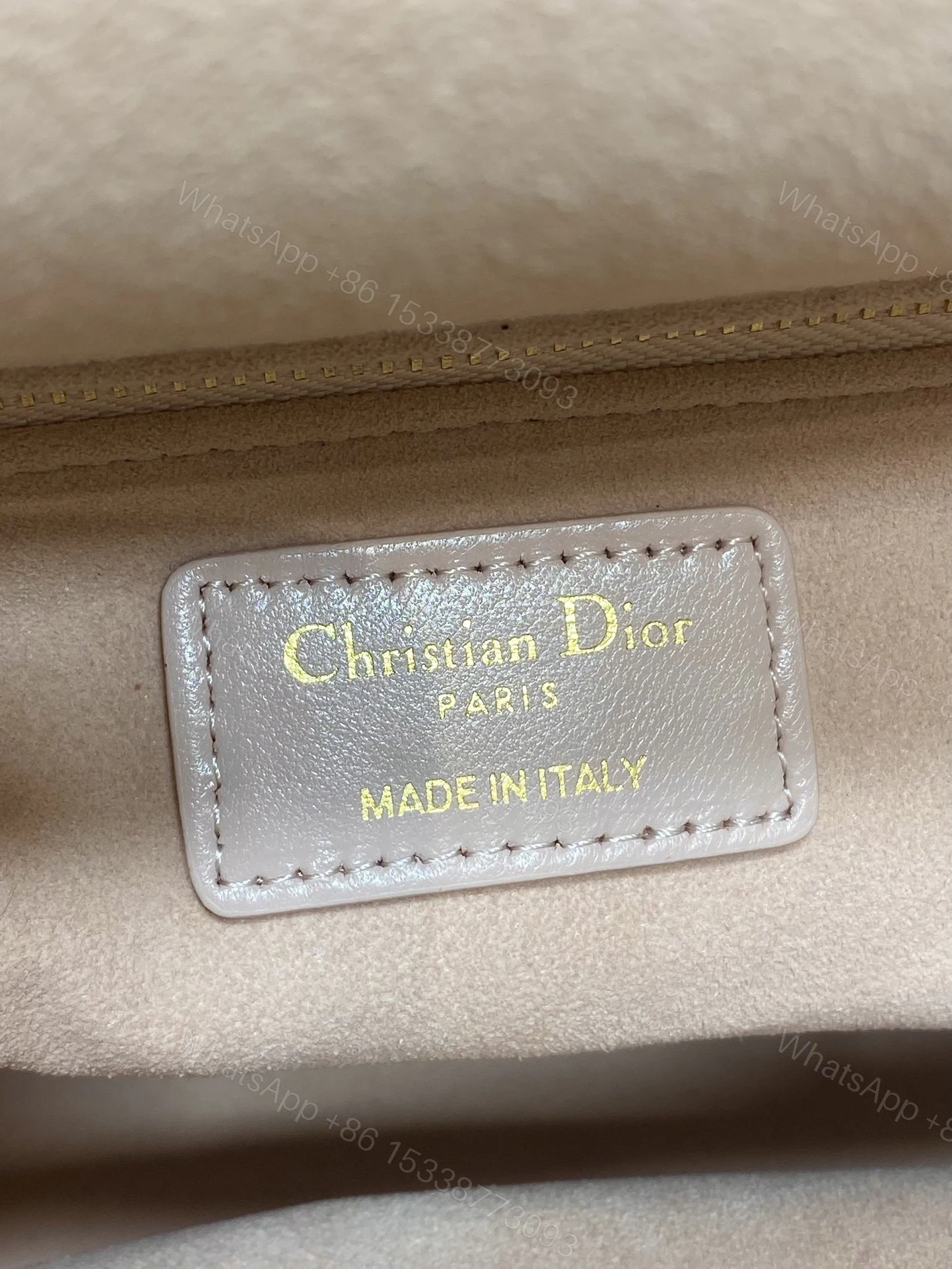 View 9 of Dior Lady Pink with Gold Hardware – Medium