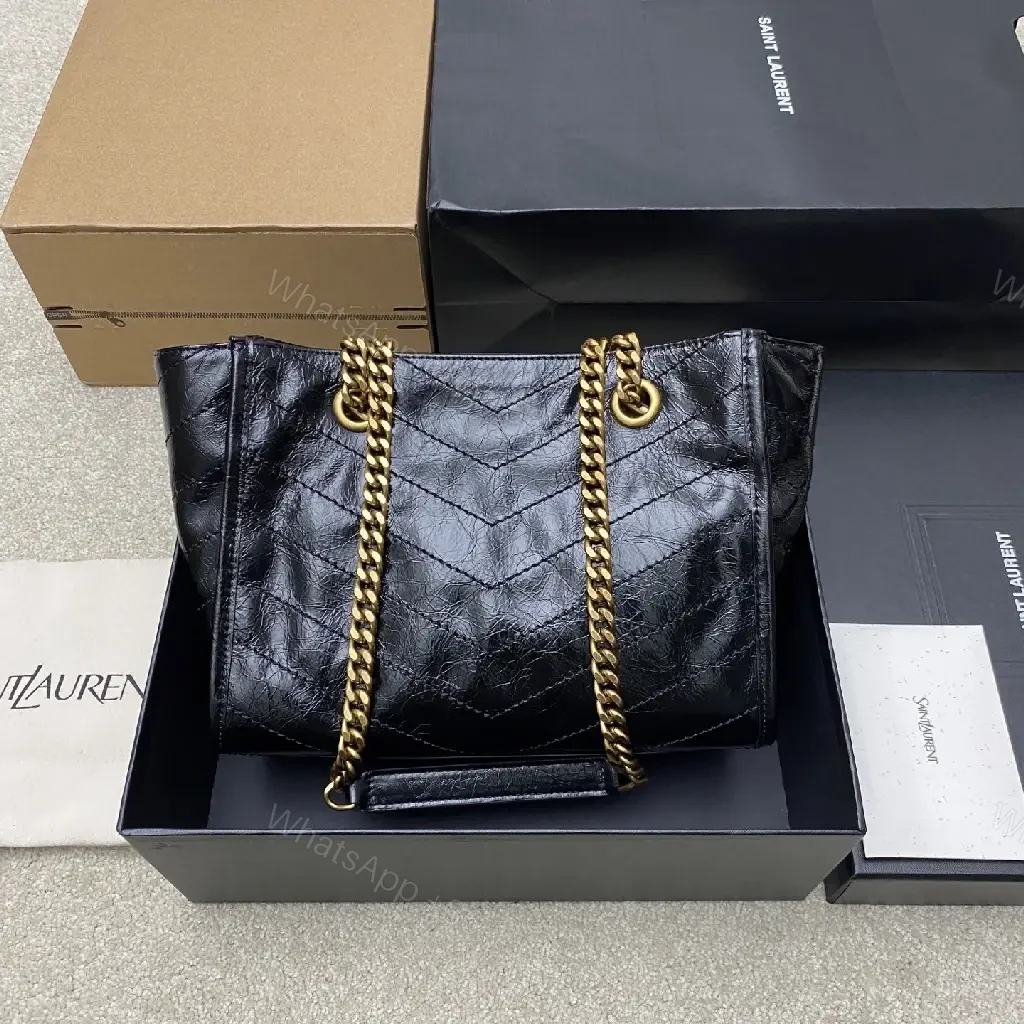 View 2 of Lux Velvet-Quilted Chain-Detail Shoulder Bag: Chic & Structured