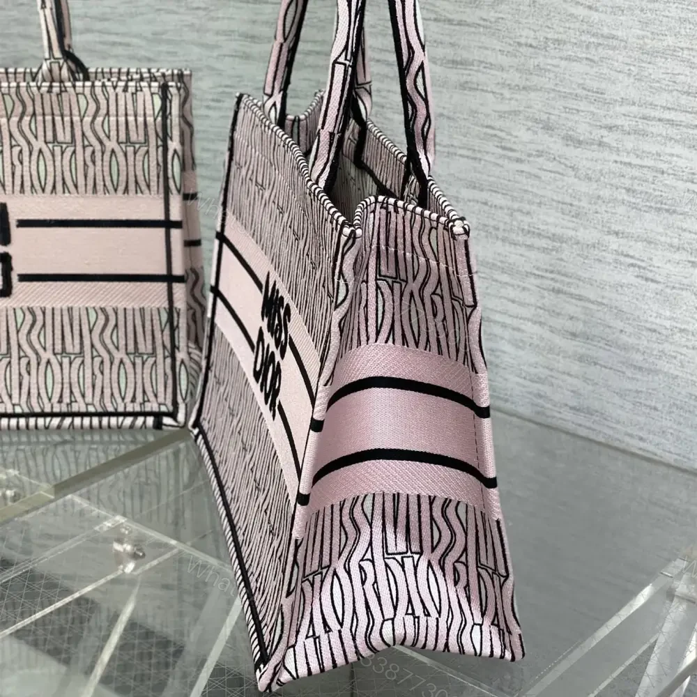 View 2 of 高仿Dior*BookTote系列M129M082購物袋Miss粉色中號免檢版