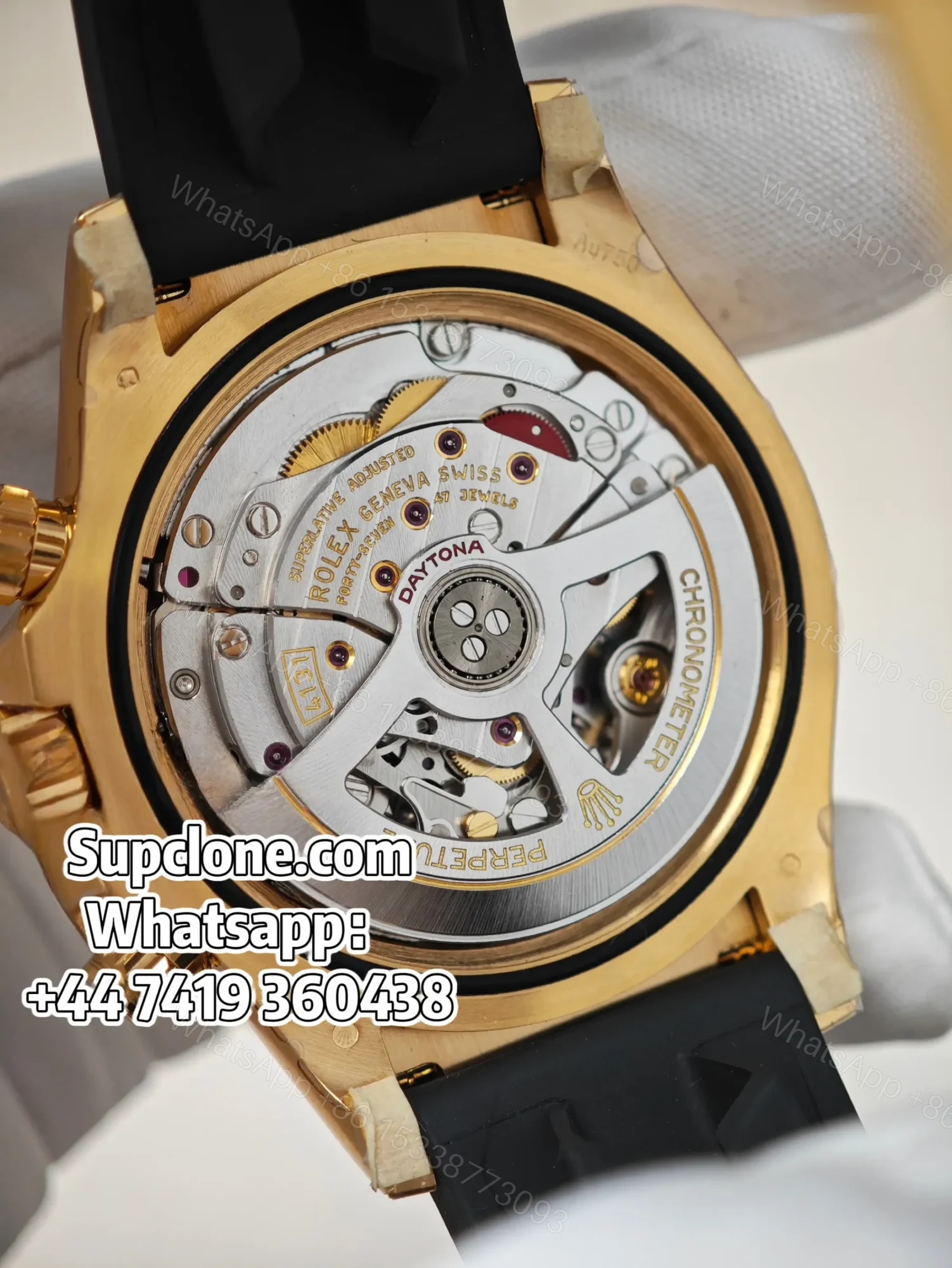 View 4 of Rolex Daytona Super Clone M126518ln-0002 – White Dial 4131 Movement