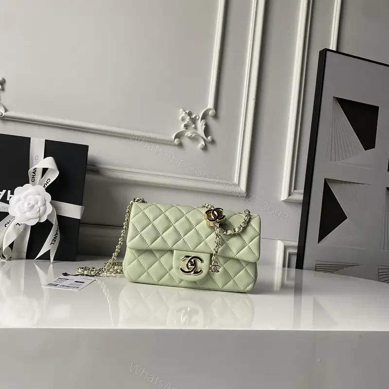 Mint Green Quilted Day-to-Night Carryall — view 1