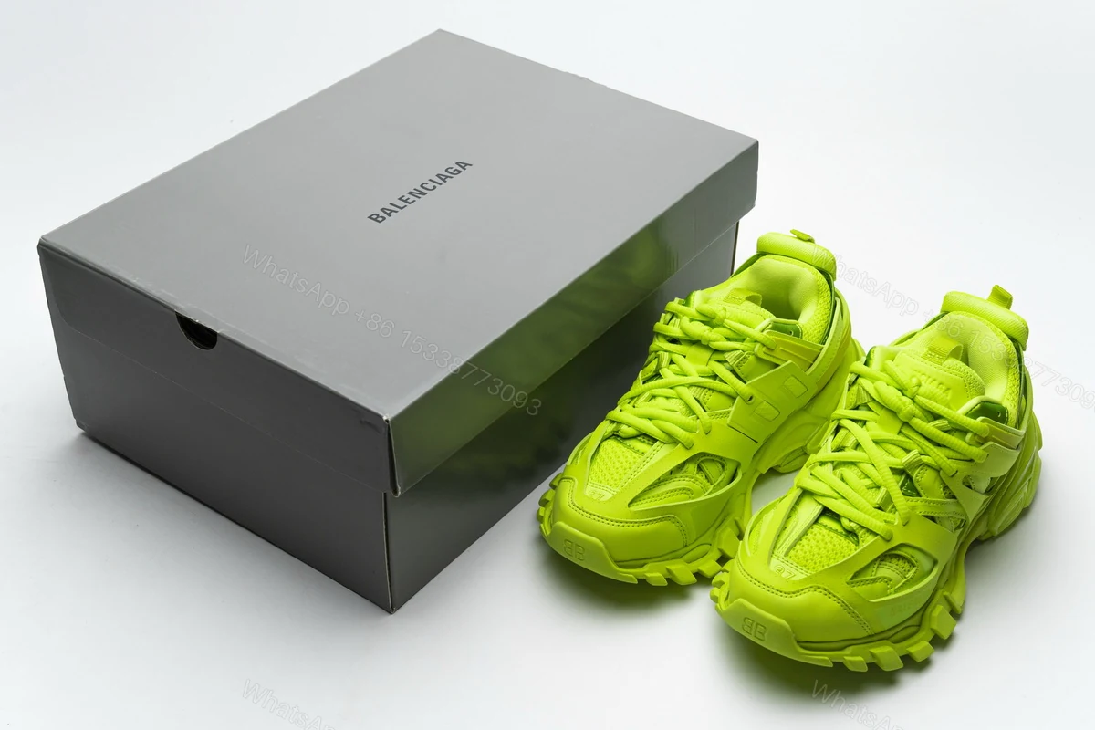 Balenciaga Track Led Fluorescent Yellow 542436 W1GB7 2014 — view 2
