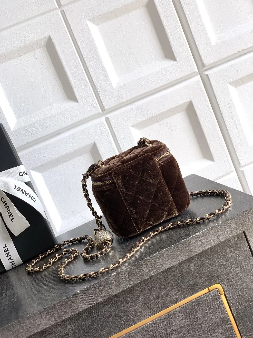 View 7 of Velvet Mini Crossbody: Rich Texture, Modern Utility