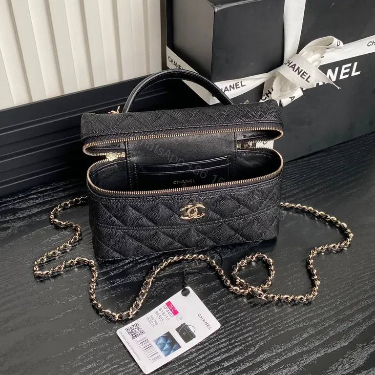 View 5 of Chic Quilted Mini Crossbody â€“ Gold Chain, Compact Luxury Bag