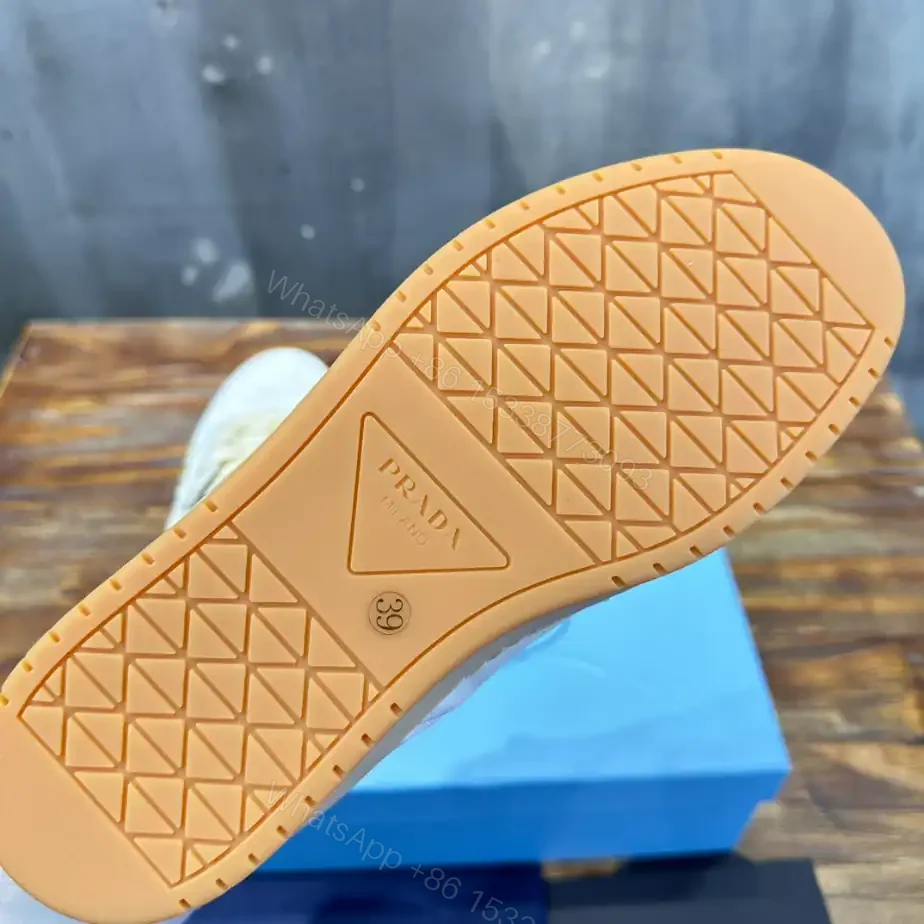 View 9 of PRADA DOWNTOWN NAPPA LEATHER SNEAKERS – PRD030
