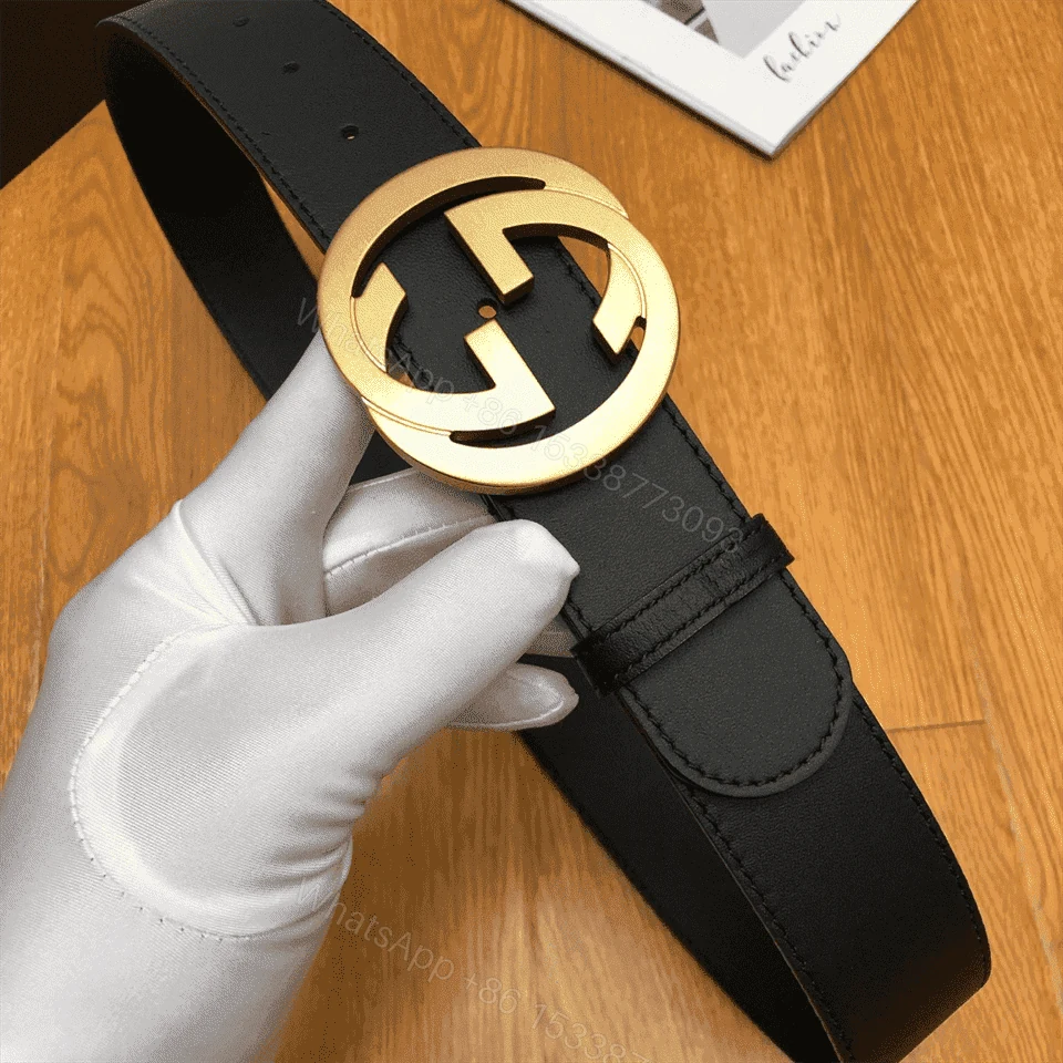 View 5 of GUCCI INTERLOCKING-G LEATHER BELT – B5