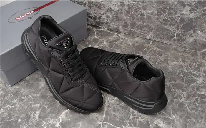 View 8 of PRADA QUILTED NYLON SNEAKERS – PRD041