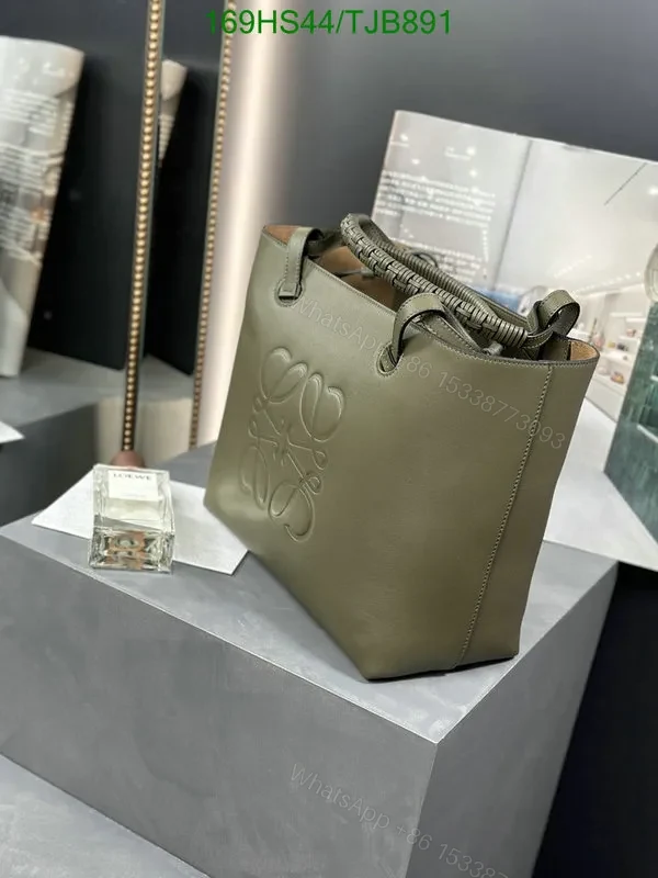 View 6 of Loewe Small Anagram Tote in Brown Classic Cowhide 011830