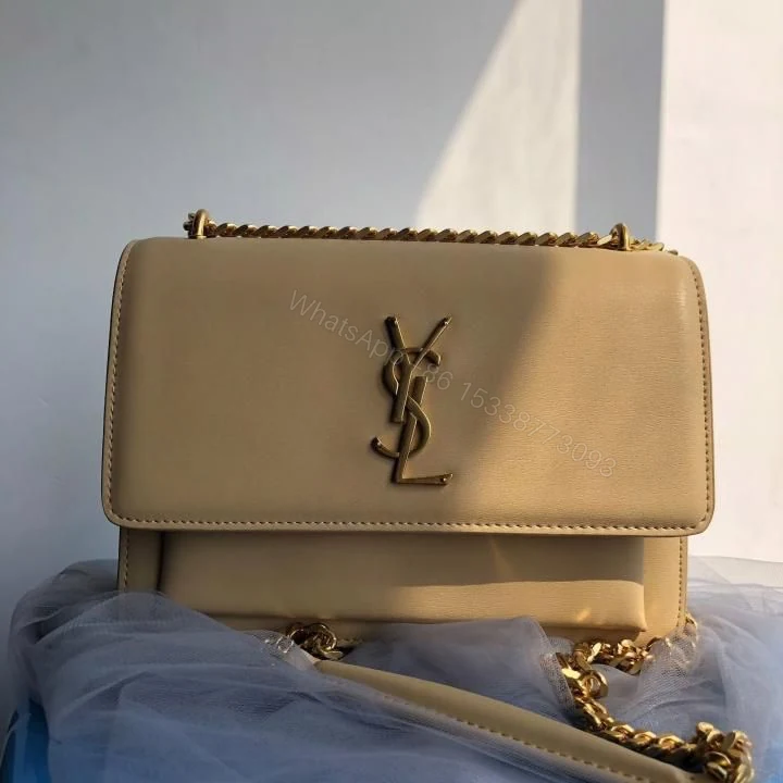 View 3 of FIRST COPY Ysl Sunset In Matte Finish Leather Ba