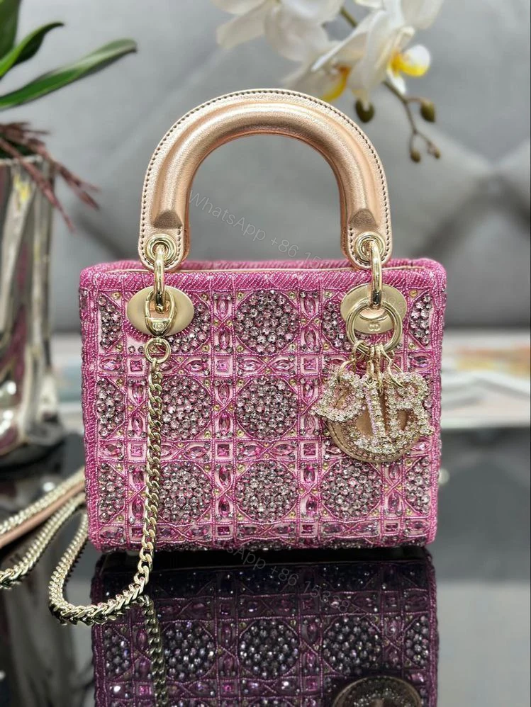 Mini Lady Dior Bag with Removable chain — view 1