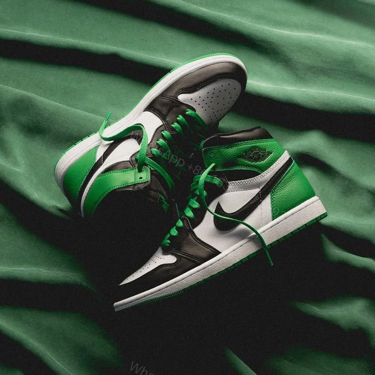 View 5 of FIRST COPY NIKE AIR JORDAN 1 RETRO HIGH LUCKY GREEN SEMI UA