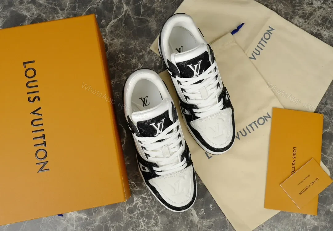 View 4 of Modern Contrast-Block Luxury Sneakers: Bold Comfort