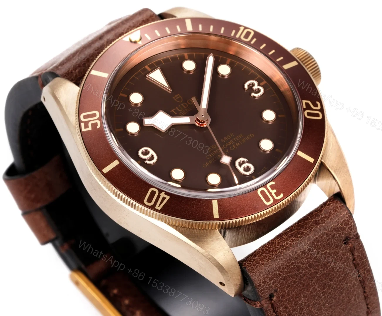 View 4 of Tudor Heritage Black Bay Bronze Brown Dial / Leather 79250BM-0001