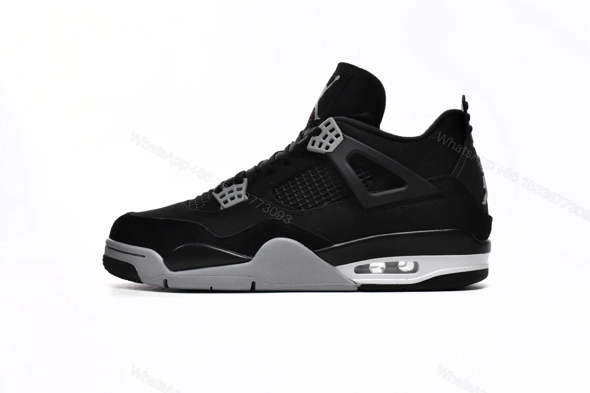 View 14 of Air Jordan 4 Retro Black Canvas DH7138-006(Top quality )