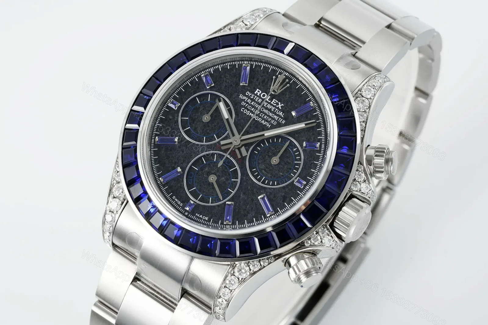 View 3 of Rolex Daytona 126599TSA Royal Blue Obsidian Diamond Watch RLX-DAY-126599TSA-40-BLU-DIA