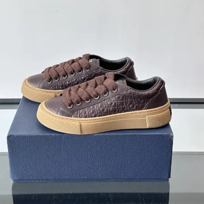 View 5 of DIOR B33 SPIN SNEAKERS IN BROWN – CD205
