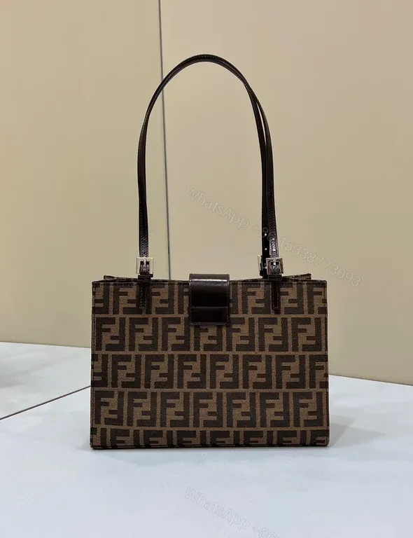 View 7 of Structured Monogram Handbag: Secure Flap, City-Chic Tote