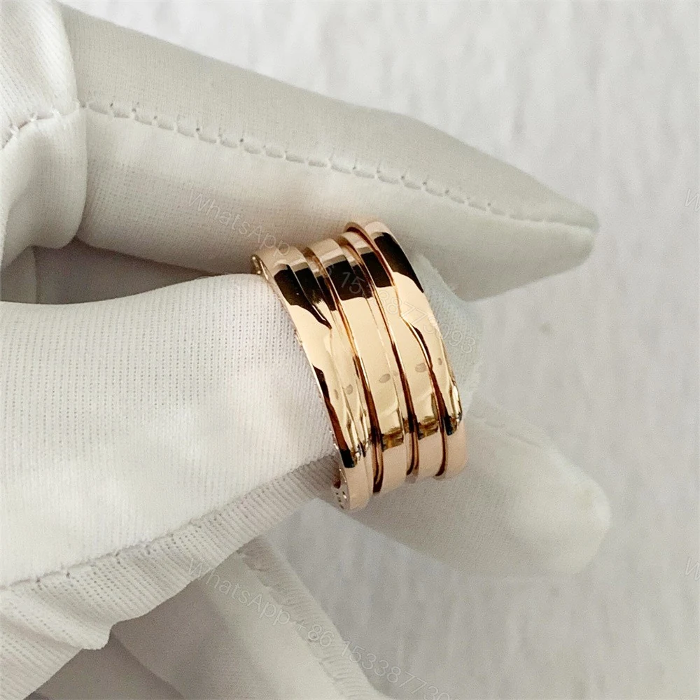 View 4 of Bvlgari B zero1 Four-Band Ring 18K Rose Gold 348760