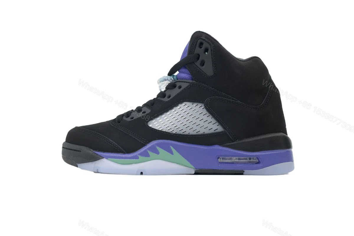 View 9 of Air Jordan 5 Retro 'Black Grape' 136027-007