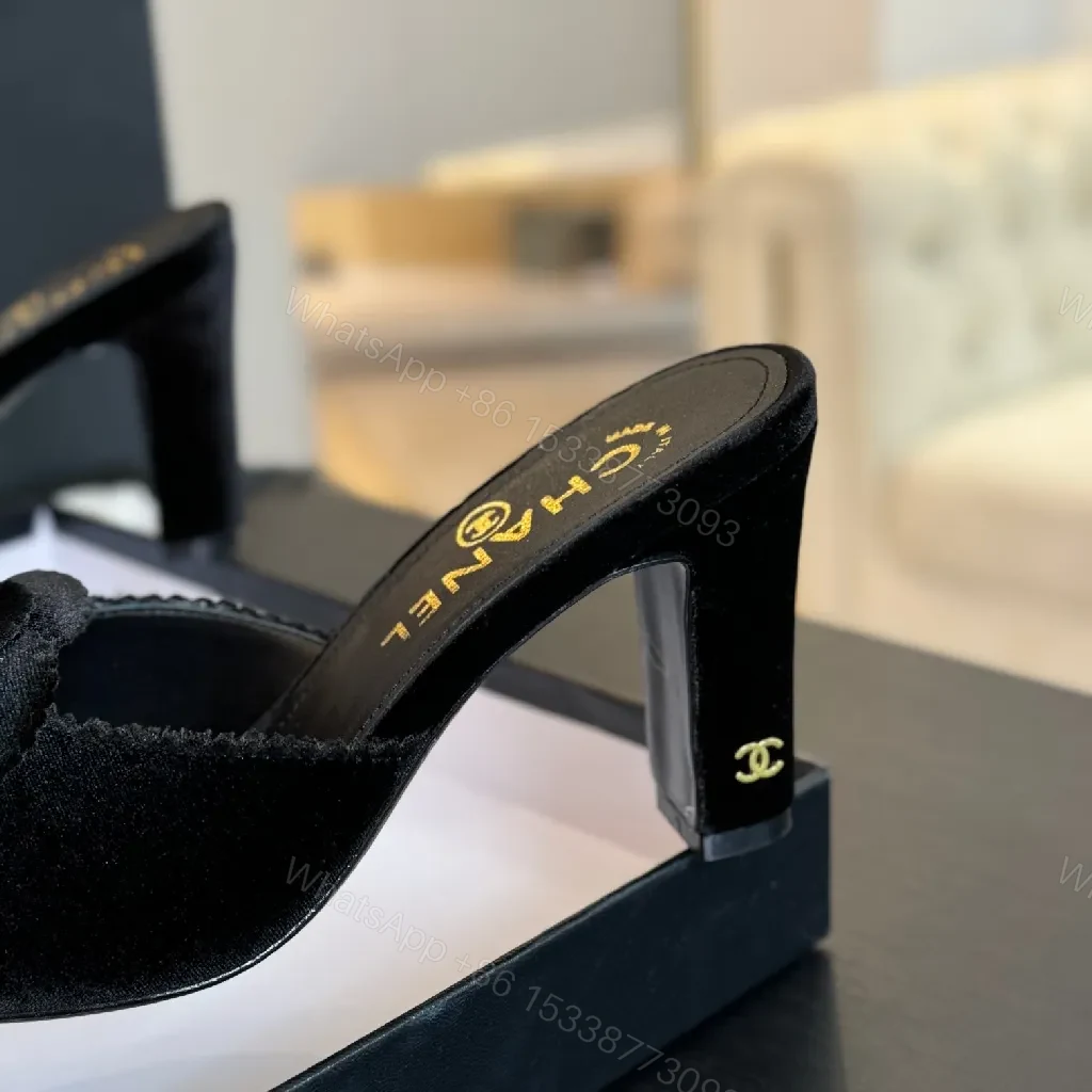 View 6 of Chanel-Inspired Velvet Mules: All-Day Comfort, Sophisticated Style