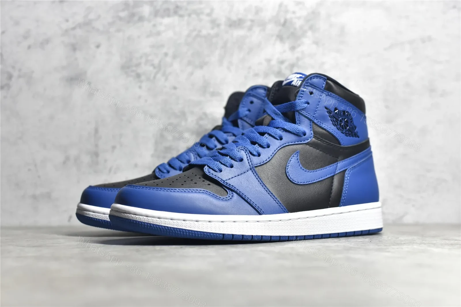 View 2 of Air Jordan 1 Retro High OG Dark Marina Blue Reps