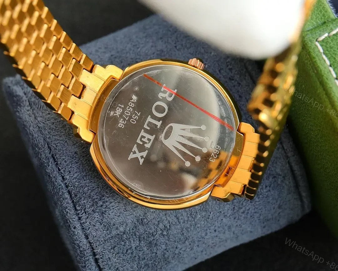 View 8 of Graceful yellow gold cellini replica 36.8MM Champagne Roman Dial RG-CELLINI-YG-CHAMPAGNE-ROMAN