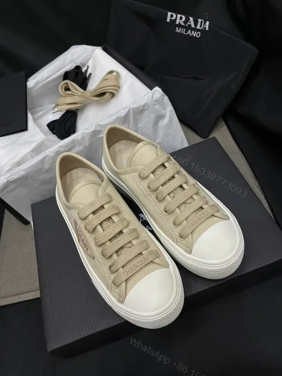 View 8 of Beige Leather Sneakers: Textured Minimalist Luxury Footwear