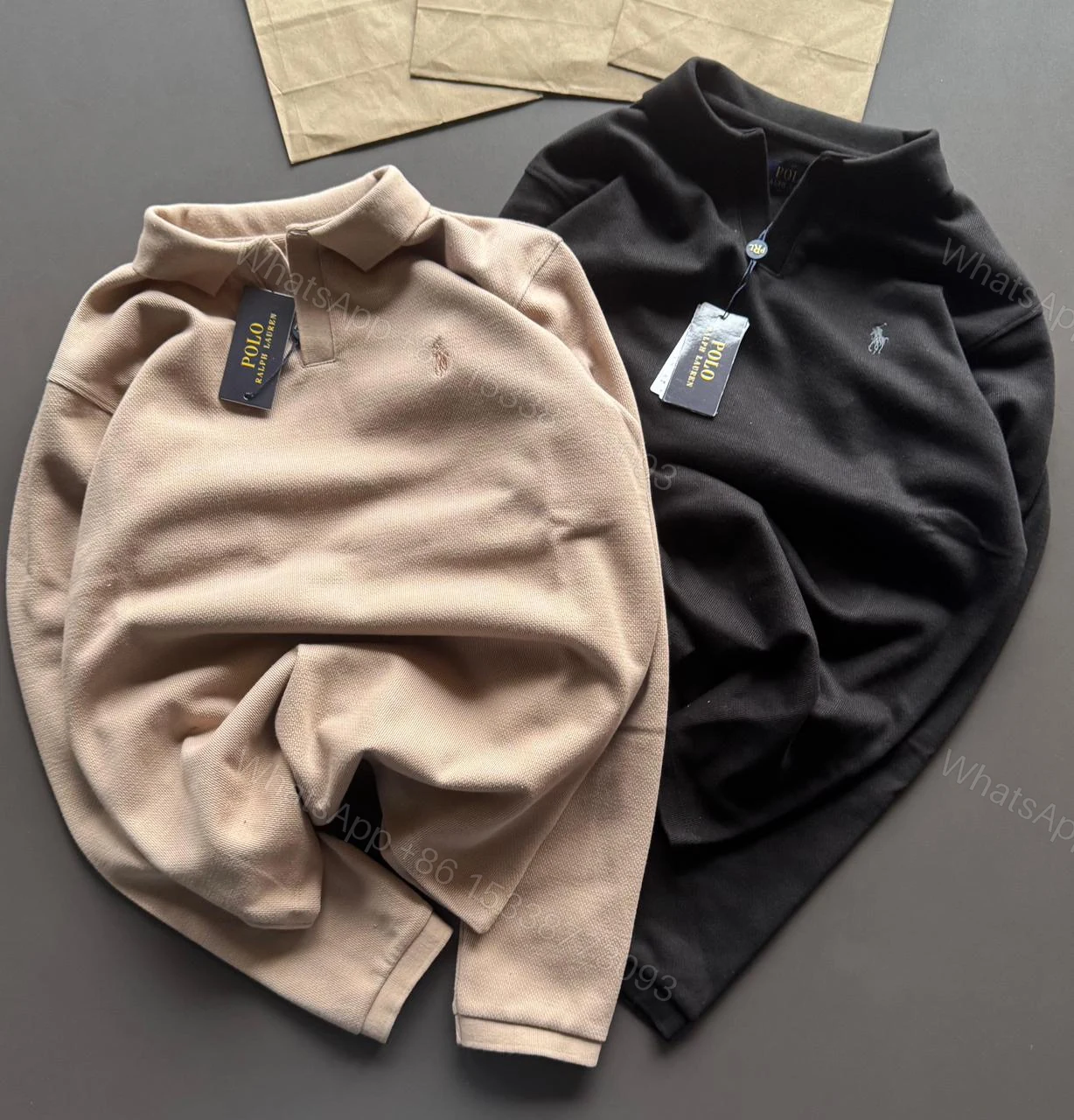 View 5 of FIRST COPY RALPH LAUREN IMPORTED FULL SLEEVES POLO TEES