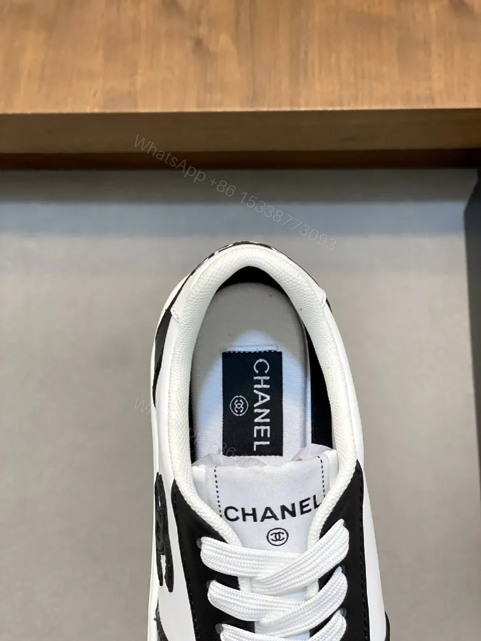 View 3 of Monochrome Luxe Low-Top Sneakers: Signature Comfort