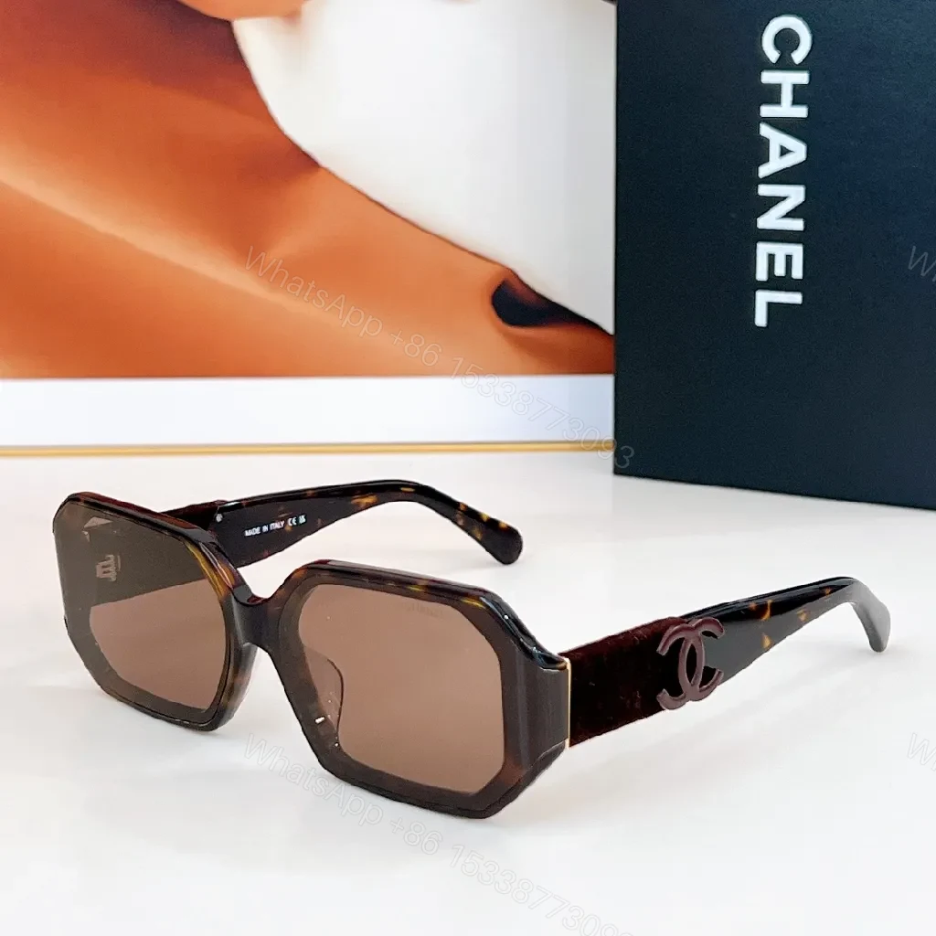 View 6 of Chanel-Inspired Luxe Shield Sunglasses: Modern Geometry, All-Day Comfort