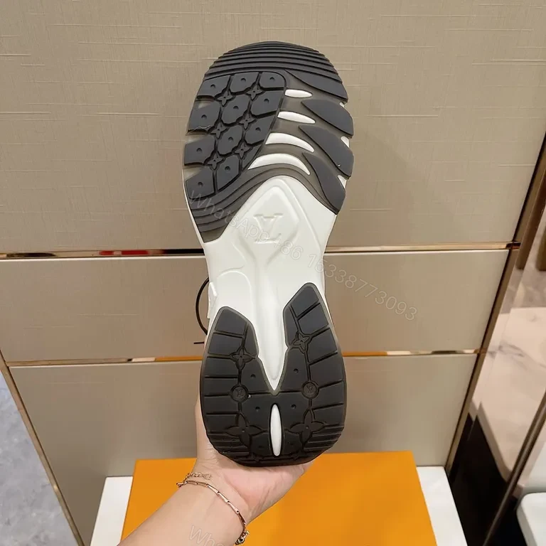 View 6 of Louis Vuitton White Leather Runner: Luxe Everyday Sneaker