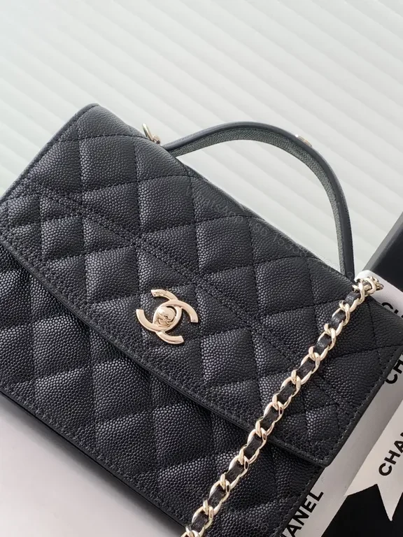 View 3 of Chanel-Inspired Quilted Mini Bag: Sleek All-Day Sophistication