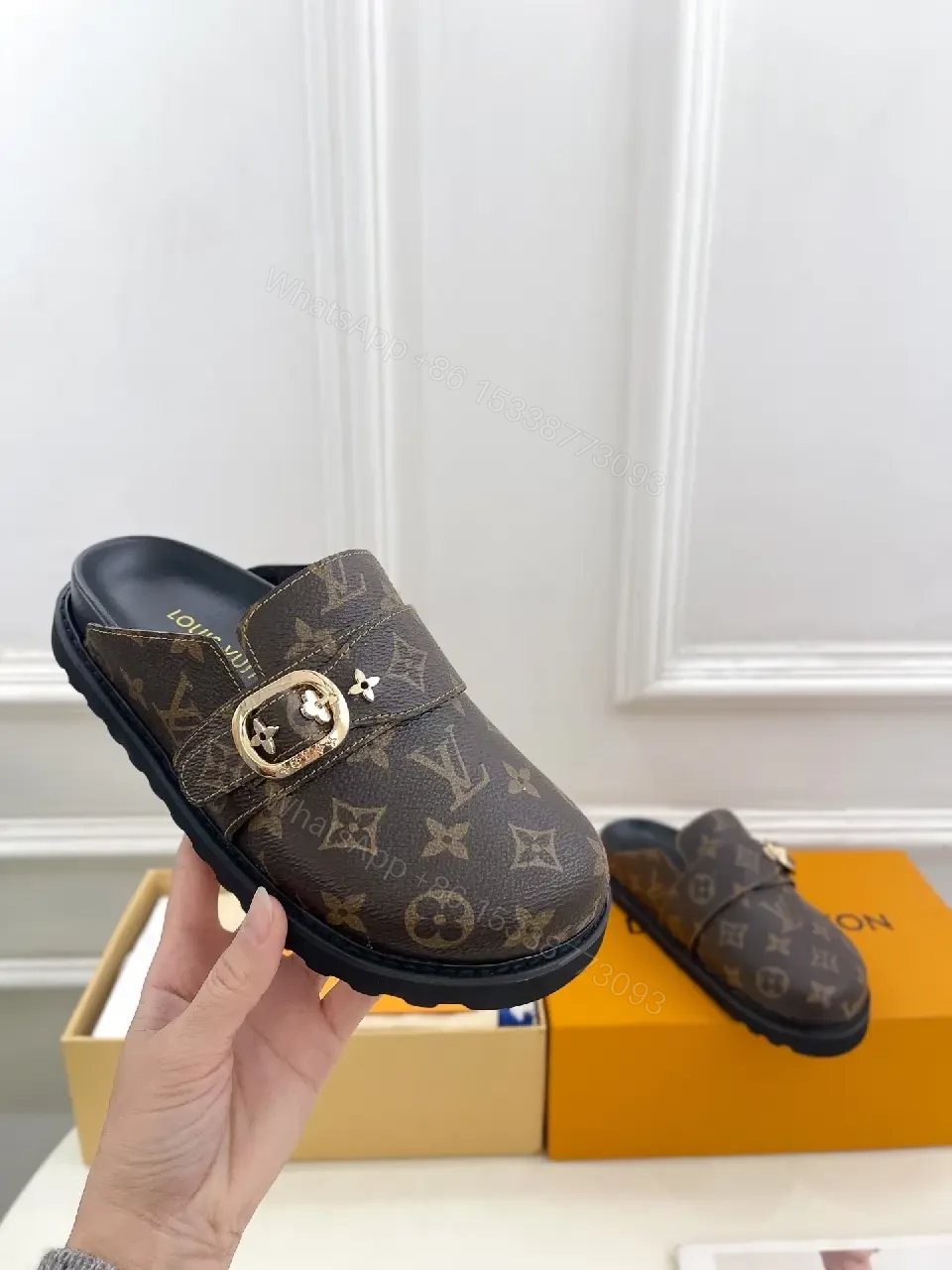 View 6 of Relaxed Luxury Slip-Ons with Monogram Accent Shoes