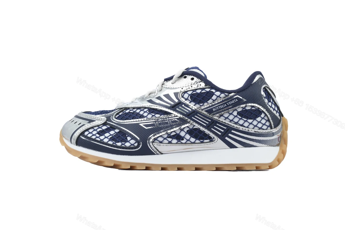 View 14 of Bottega Veneta Orbit Deep Blue Silver