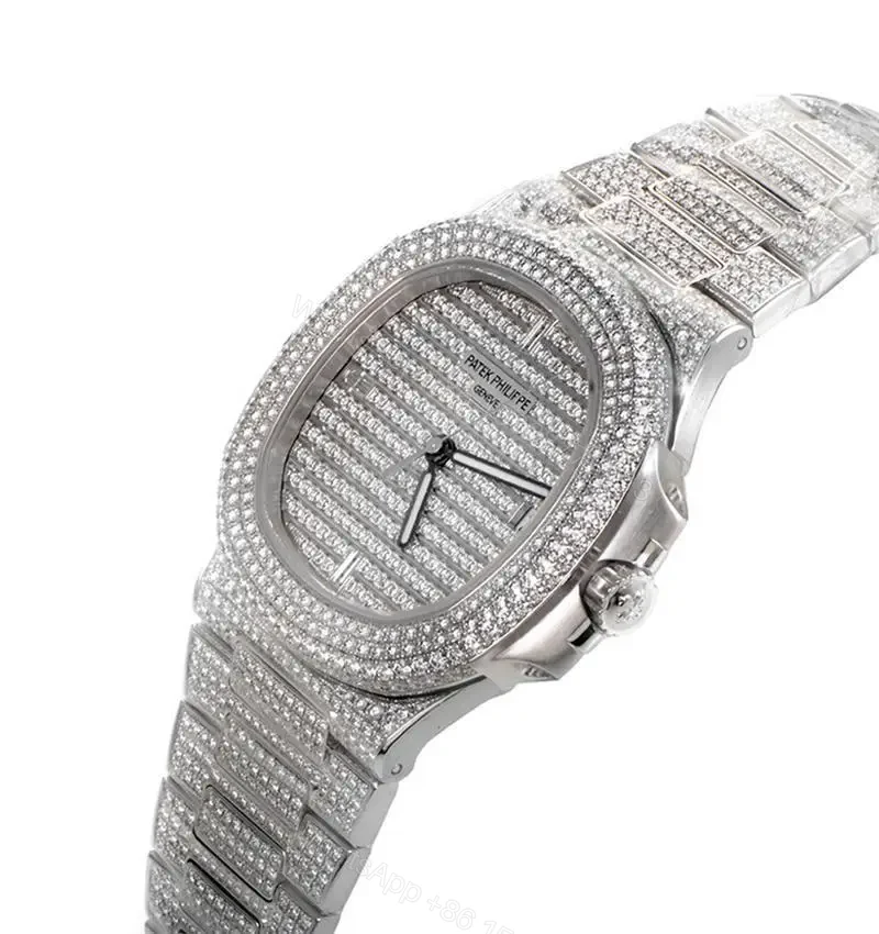 View 4 of Replica Patek PHILIPPE NAUTILUS 5719/1G DIAMOND WATCH