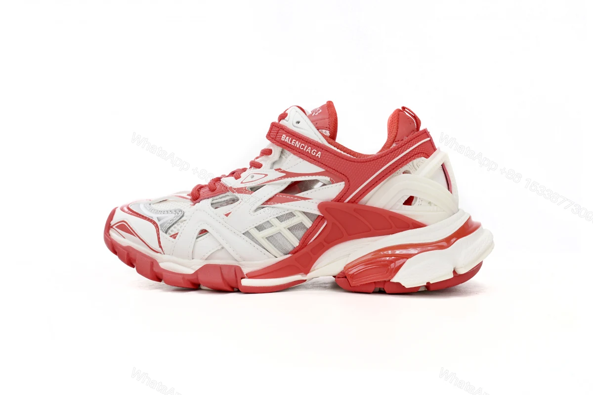 View 10 of Balenciaga Track 2 Sneaker Military Black White Red 568615 W2GN3 1293