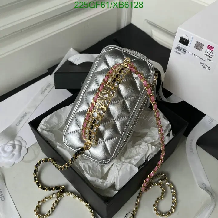 View 6 of Chanel Vanity Bag with Chain Mirror XY98754