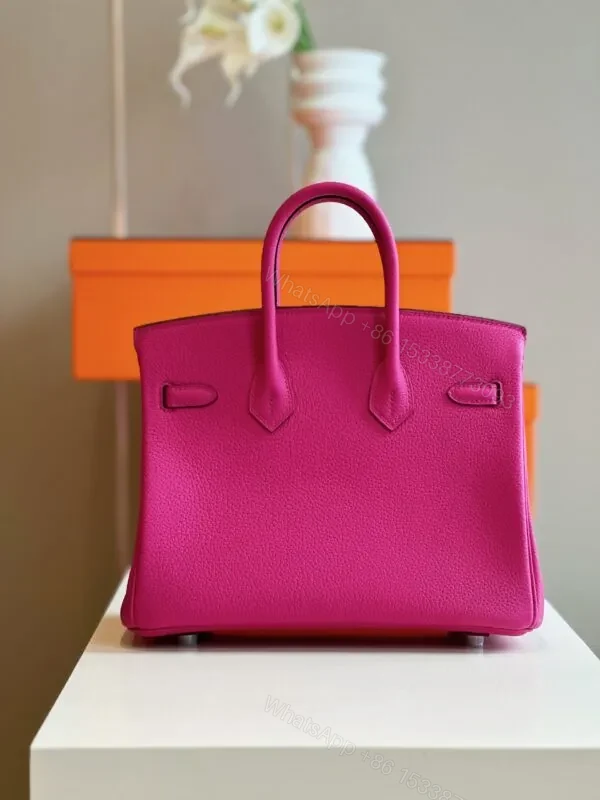 View 7 of HN 25 Pink Togo leather Palladium Hardware
